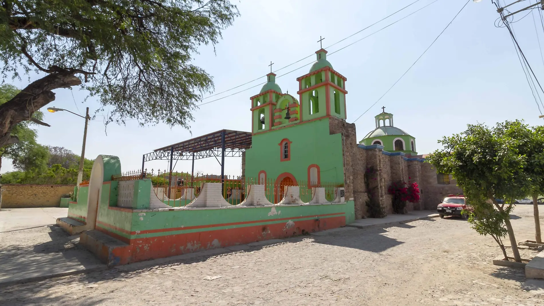 El templo de San José, en la comunidad de El Ahorcado, requiere rehabilitación. Foto César Ortiz